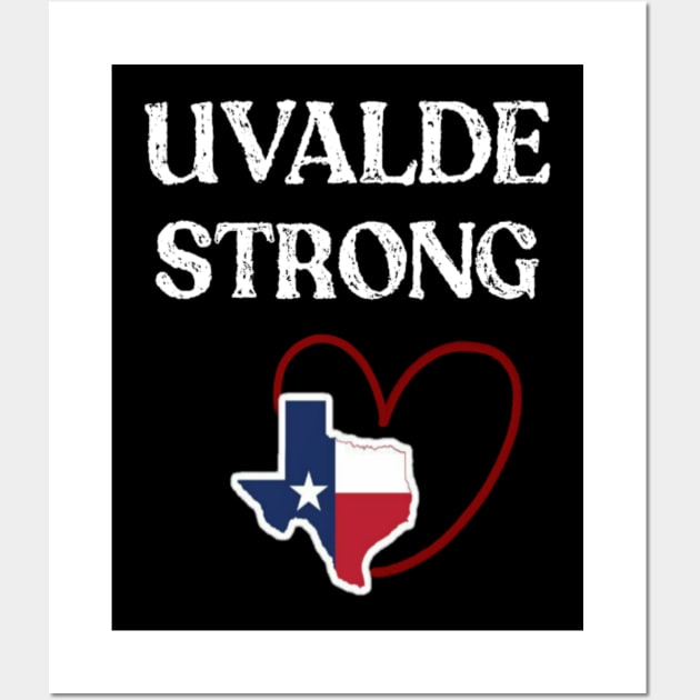 uvalde strong Wall Art by ERRAMSHOP